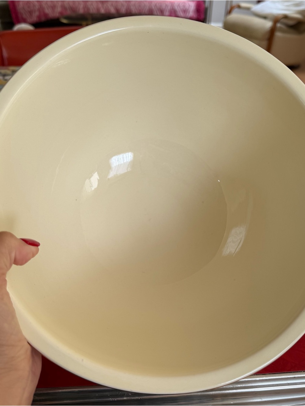 Vintage Kichen Kraft Mixing bowl "Spring Wreath" Large size. - Picture 7 of 7